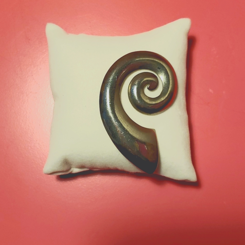 Vintage Lawrence Bott Swirl Art Deco Brooch